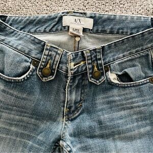 Armani Exchange Women's Light Blue Jeans